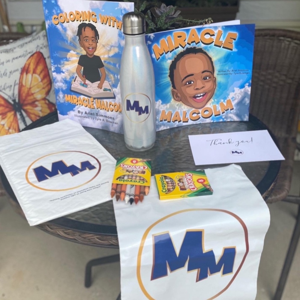 Miracle Malcolm Children’s book & coloring book! I have them in bulk!